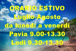 ORARIO ESTIVO 2025